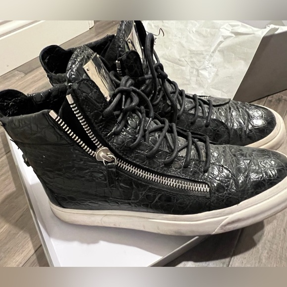 Giuseppe Zanotti Other - Giuseppe Zanotti sneakers black white size 43 10.5